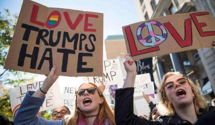 Protesta contro Trump