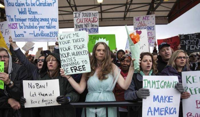 Proteste contro Trump