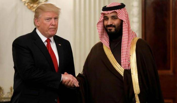 Trump e il principe saudita Mohammed Bin Salman