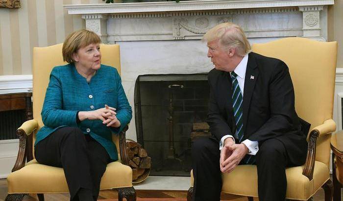 Trump, Merkel