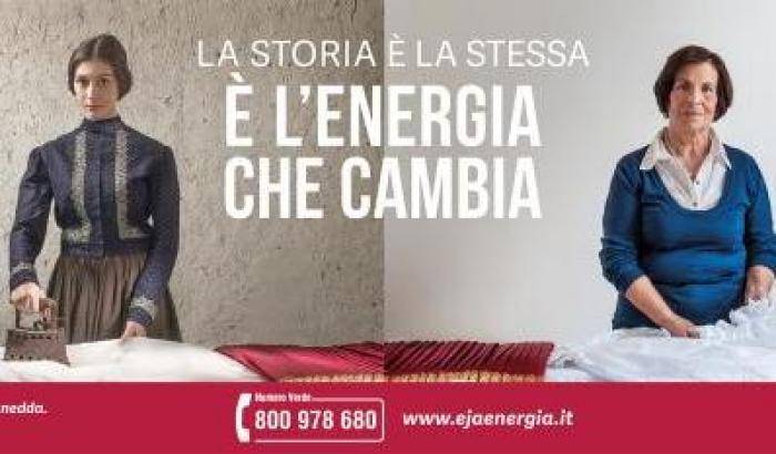 "L'energia cambia" ma la storia no: ancora una pubblicità con la donna in cucina