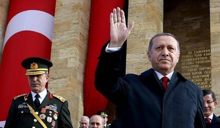 Il presidente della Turchia Erdogan