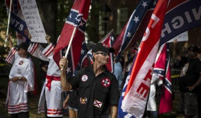 Manifestazione del Ku Klux Klan