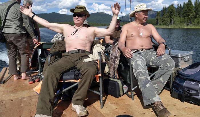 Putin in vacanza in Siberia