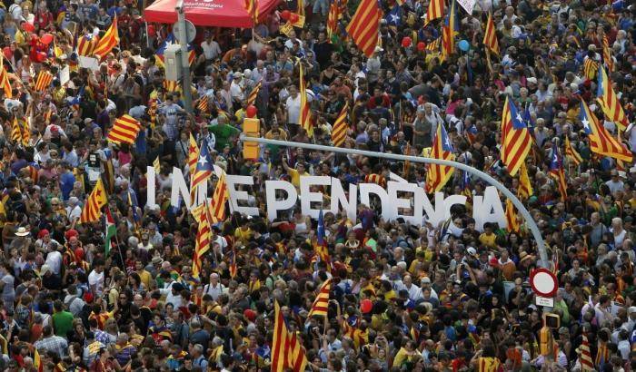 Manifestazione per l'indipendenza della Catalogna