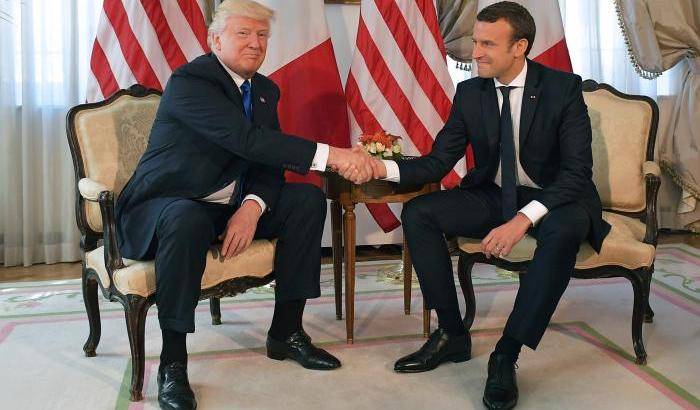 Trump e Macron