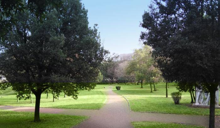 Il parco all'Eur dove è stata trovata la trans uccisa
