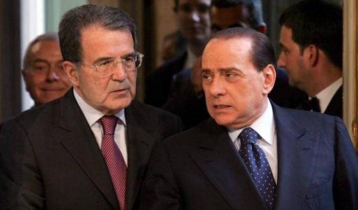 Romano Prodi e Silvio Berlusconi