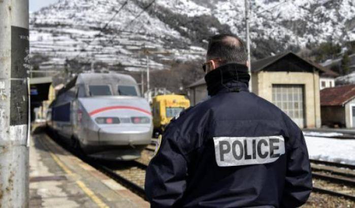Polizia francese a Bardonecchia