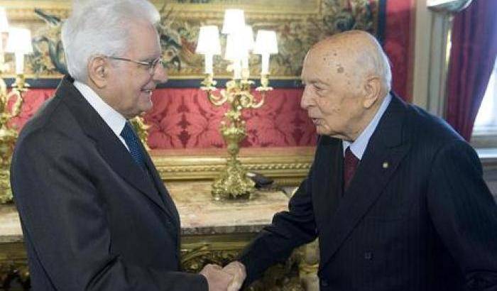 0004DCC1-sergio-mattarella-e-giorgio-napolitano Sergio Mattarella e Giorgio Napolitano