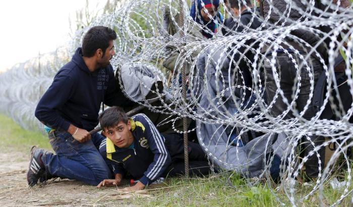 0004F1E5-migranti-immagine-d-archivio Migranti -immagine d'archivio