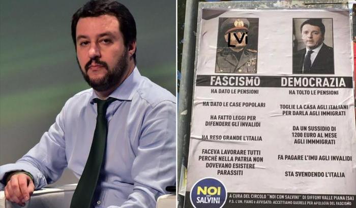 Salvini e Mussolini