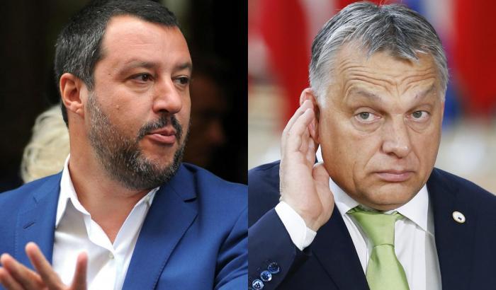 0004FDB2-salvini-e-orban Salvini e Orban