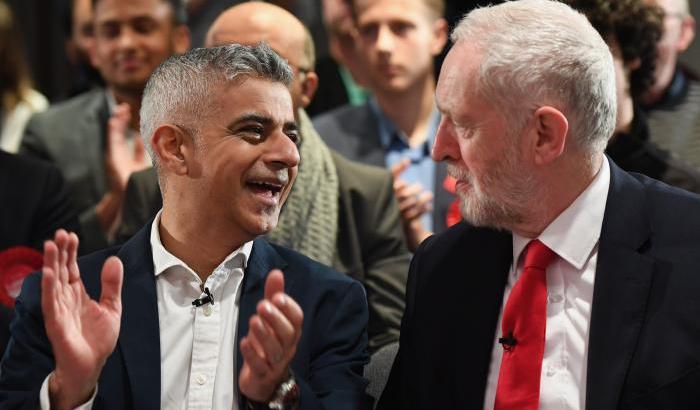 Sadiq Khan e Corbyn