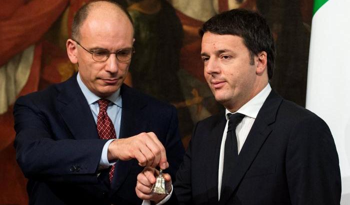 Enrico Letta e Renzi