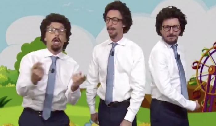 I Tre Ninelli, satira su Toninelli
