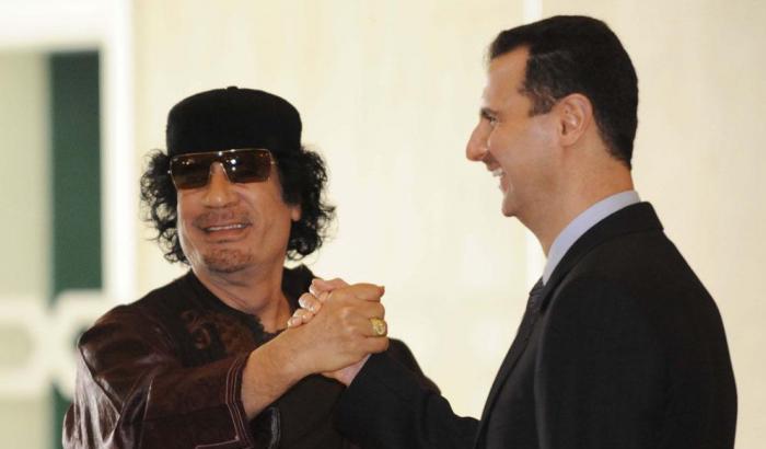 Gheddafi e Assad