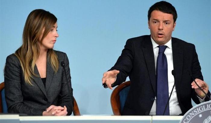 Elena Boschi e Matteo Renzi