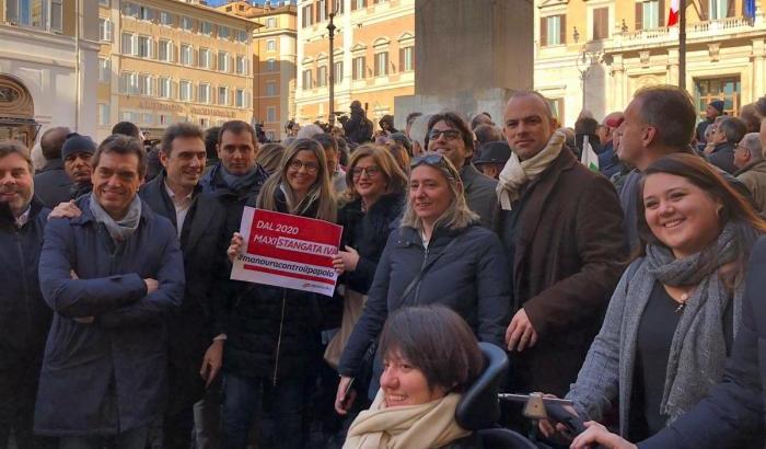 000515AF-sit-in-del-pd-a-piazza-montecitorio Sit in del Pd a piazza Montecitorio