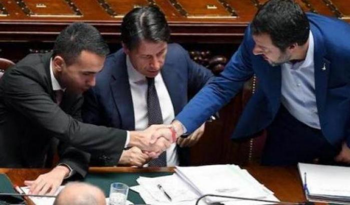 Di Maio, Conte e Salvini