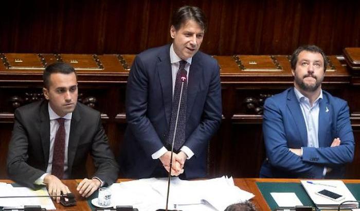 Di Maio, Conte e Salvini