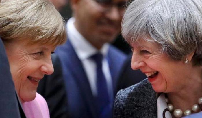 0005182E-angela-merkel-e-theresa-may Angela Merkel e Theresa May