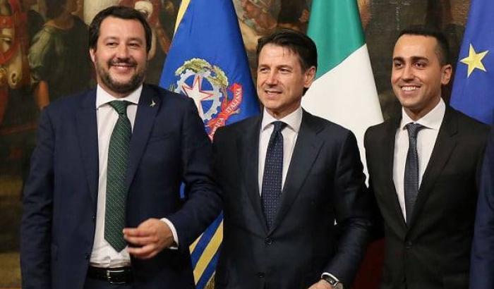 Matteo Salvini, Giuseppe Conte e Luigi Di Maio