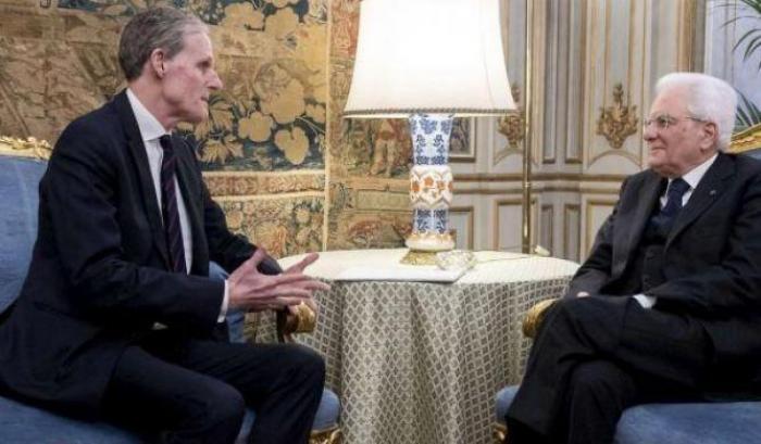 Sergio Mattarella e Christian Masset