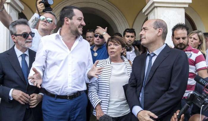 Salvini e Zingaretti