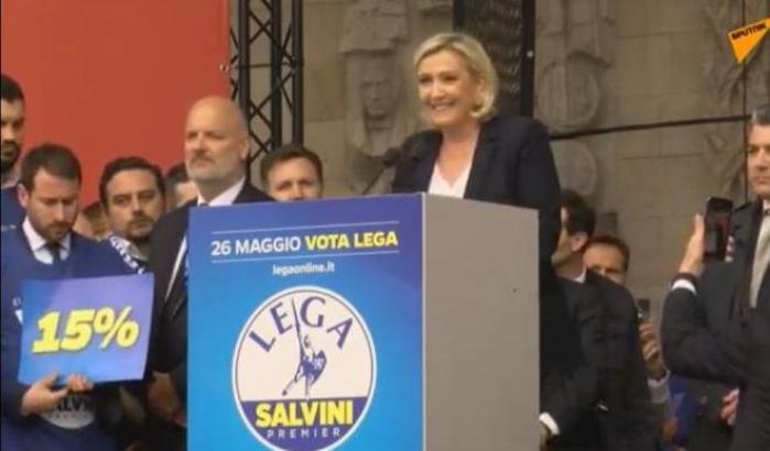 Marine Le Pen a Milano