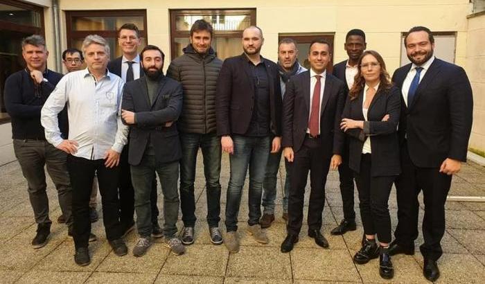 Christophe Chalençon e i Gilet Gialli con Di Maio e Di Battista