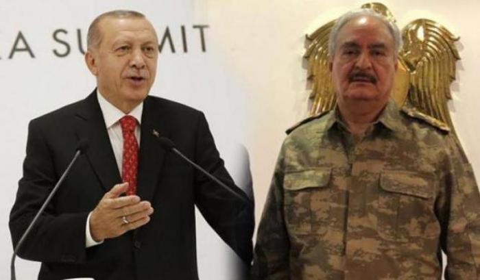 Erdogan e Haftar