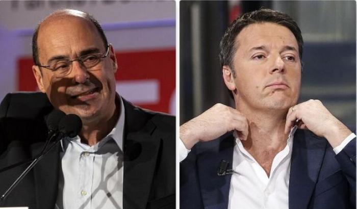 Zingaretti e Renzi