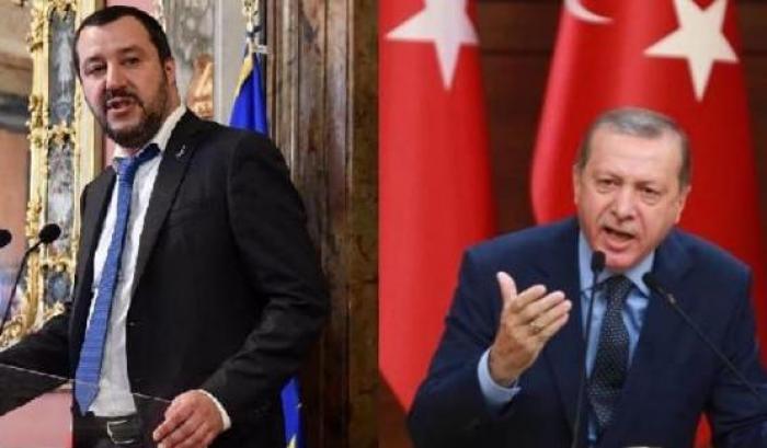 Salvini e Erdogan