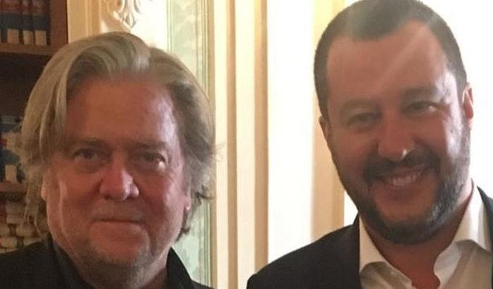 Steve Bannon e Matteo Salvini