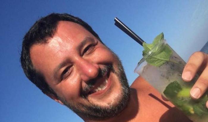 Salvini quando era ministro dell'Interno
