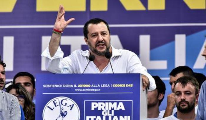 Salvini a Pontida
