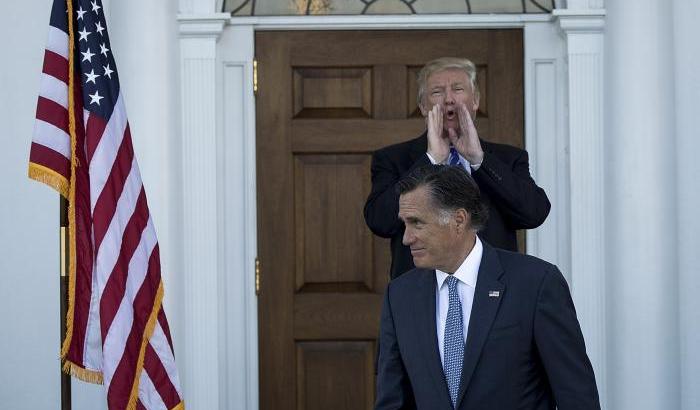 Trump e Mitt Romney