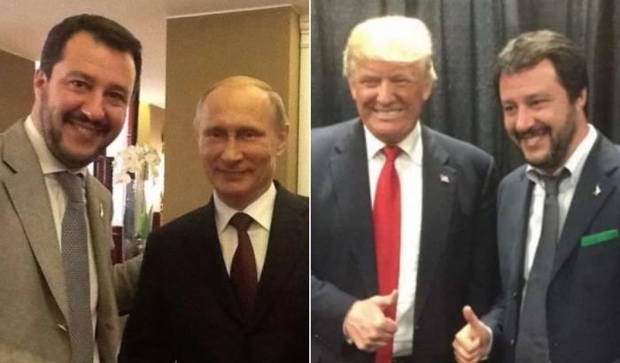 Salvini con Trump e Putin