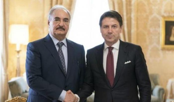 Conte e Haftar