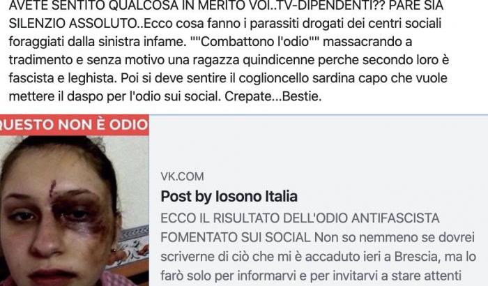 La bufala fascista fa il giro sulla rete