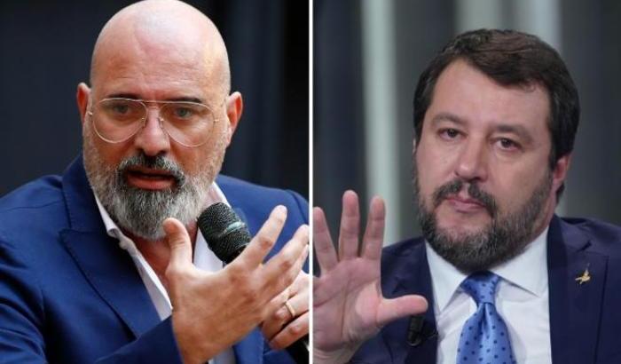 Stefano Bonaccini e Matteo Salvini