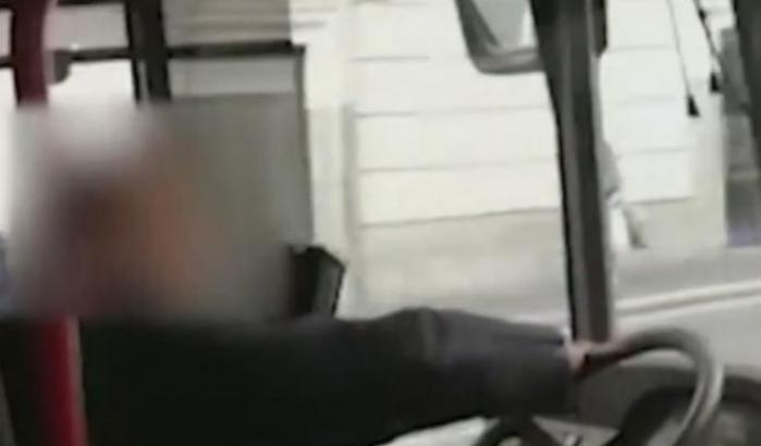 La foto dell'autista