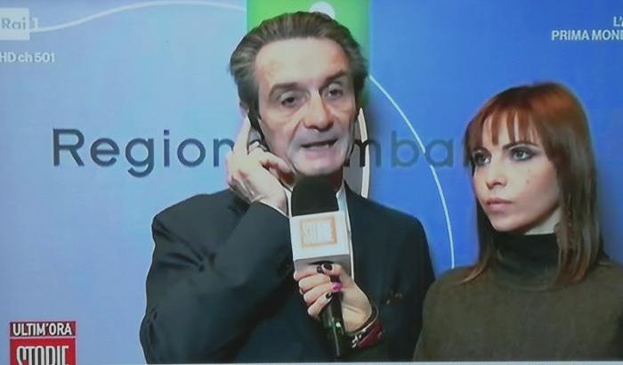 Il governatore della Lombardia Attilio Fontana