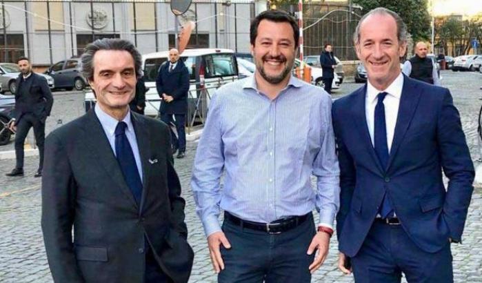 Salvini, Zaia e Fontana