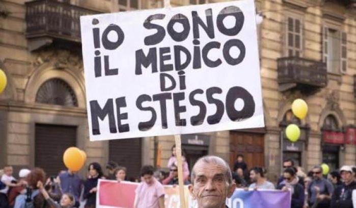Manifestazione dei No-Vax