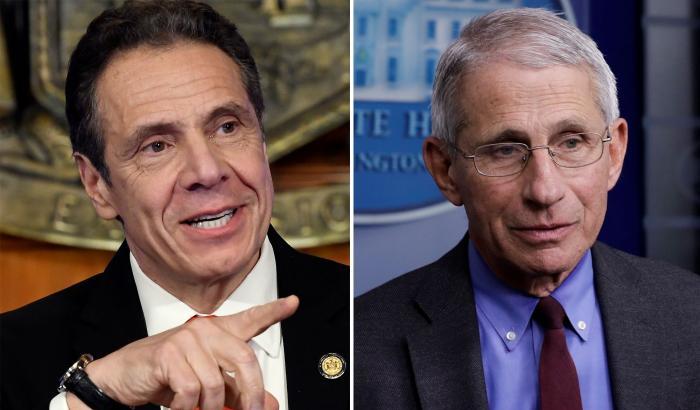 Anthony Fauci e Andrew Cuomo
