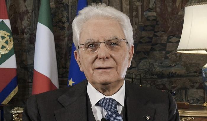 Il presidente della Repubblica Sergio Mattarella