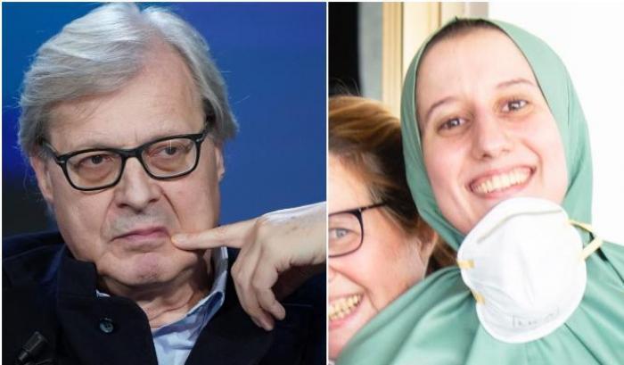 00056747-vittorio-sgarbi-e-silvia-romano Vittorio Sgarbi e Silvia Romano