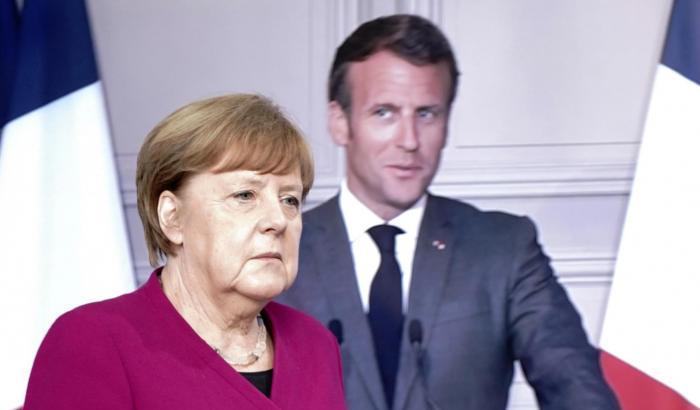 Angela Merkel ed Emmanuel Macron